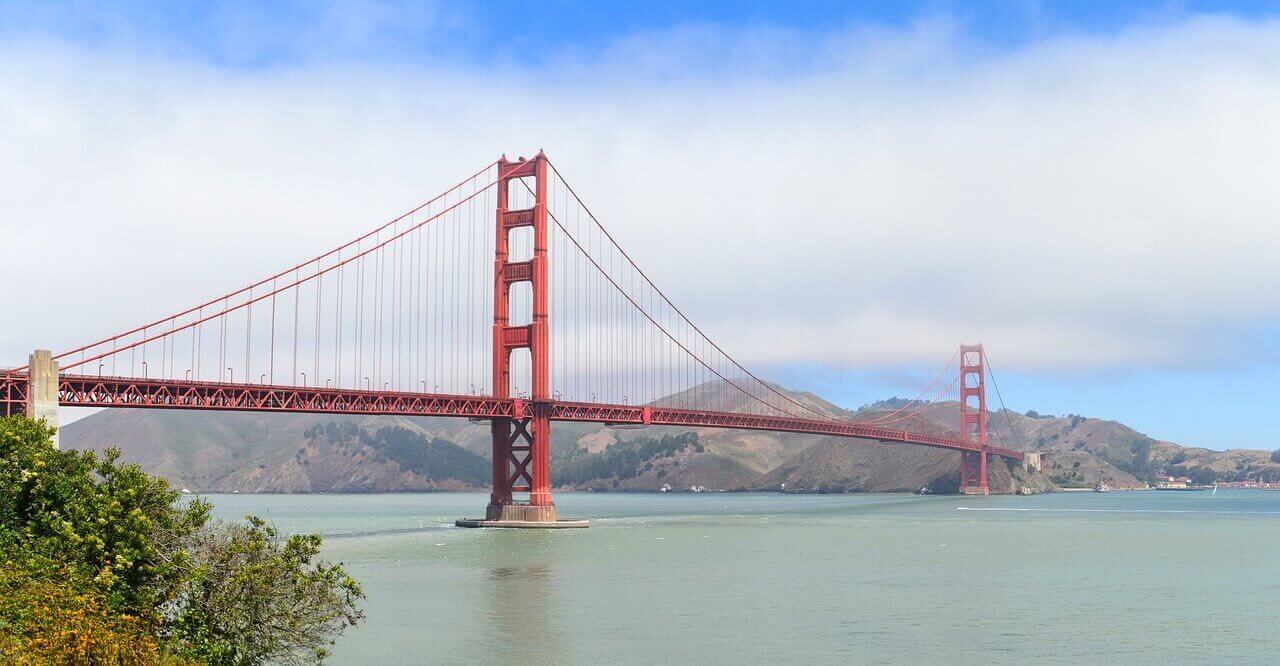 golden gate bridge, san francisco, suspension bridge