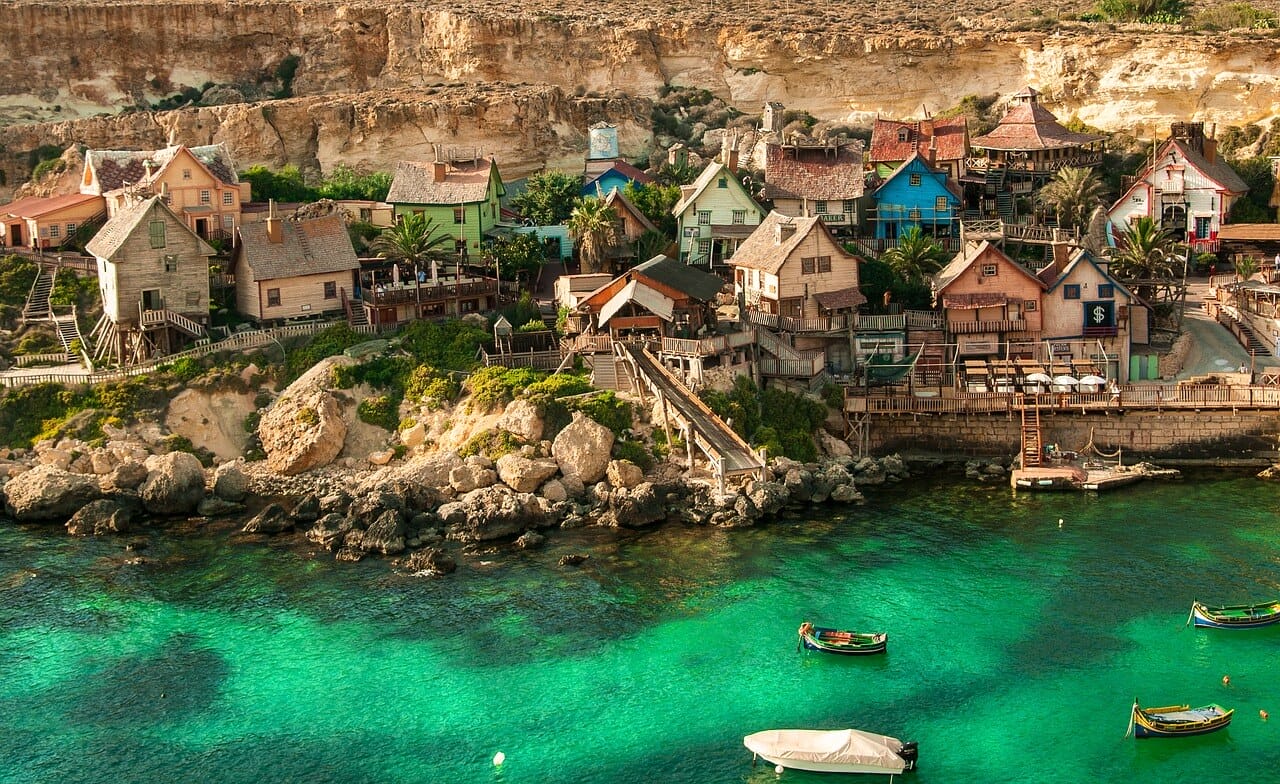 popeye village, malta, architecture