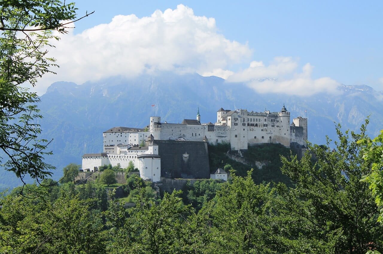 salzburg, castle, austria