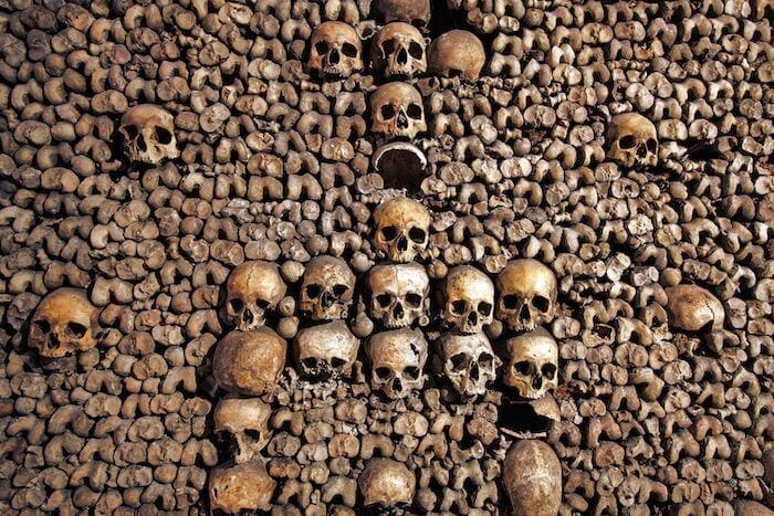 Paris catacombs