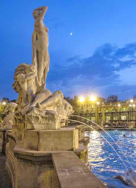 Szechenyi Baths by night