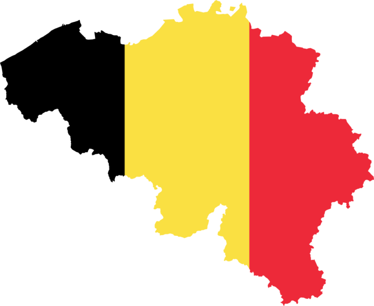 Flag map of Belgium.svg