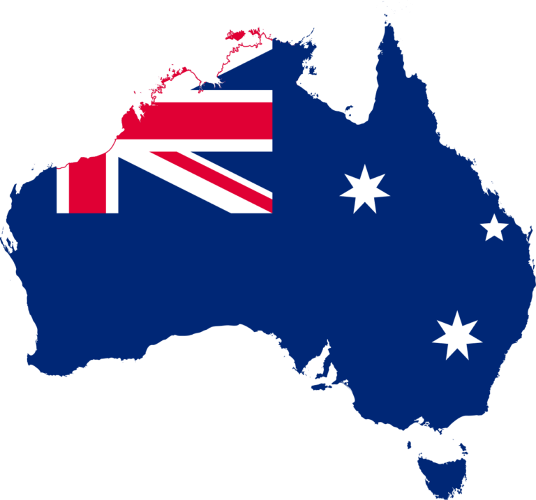 Flag map of Australia.svg