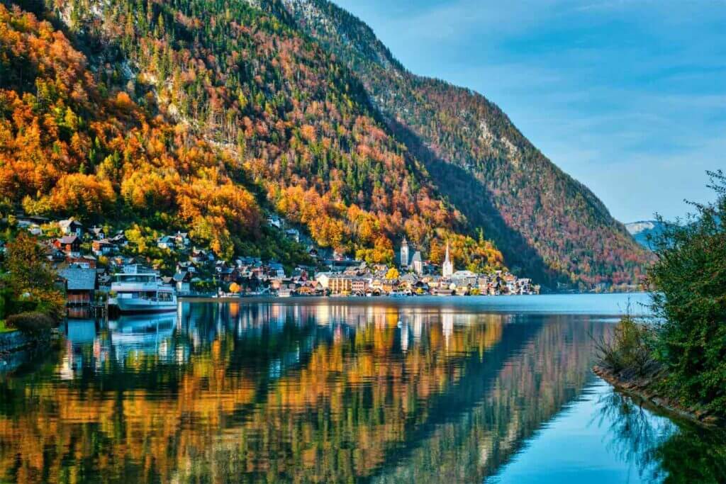 Hallstatt in Austria, near Salzburg