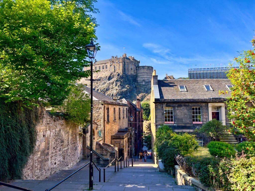 Edinburgh - View of the castle