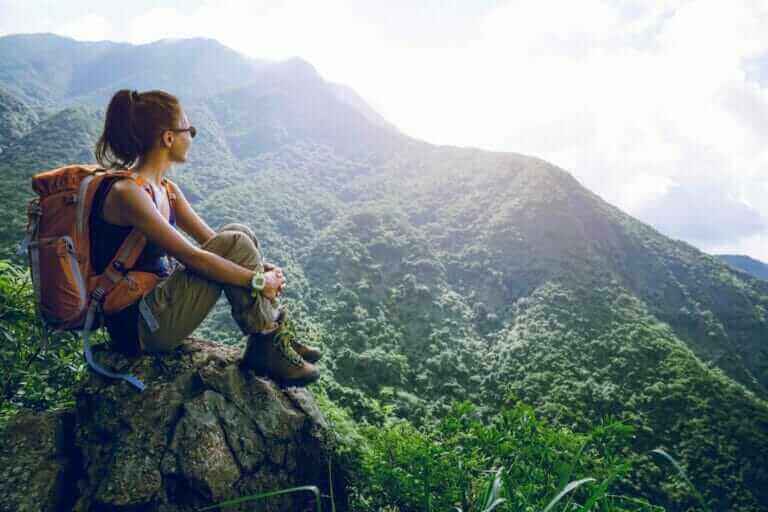 woman hiker