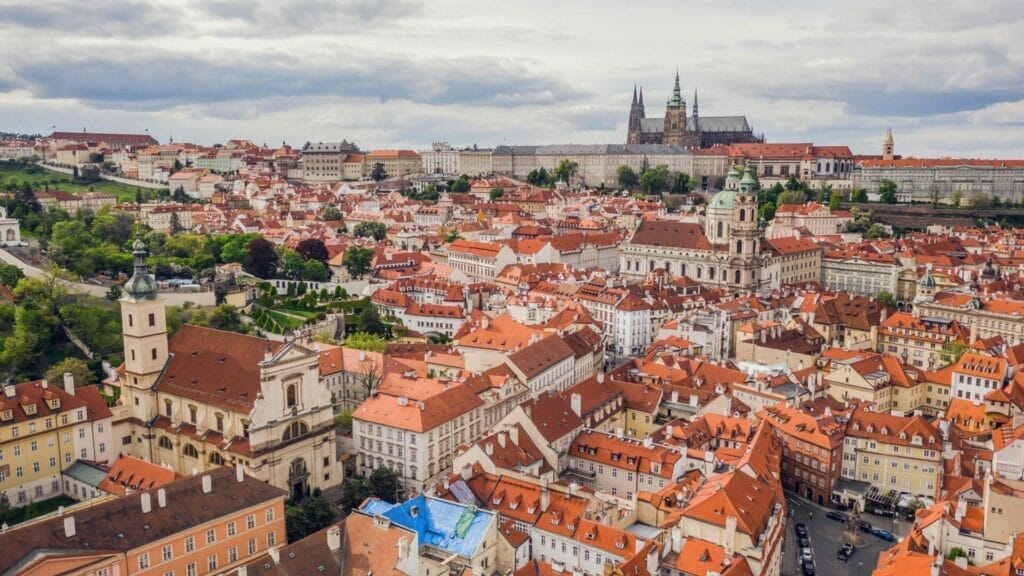 prague city view