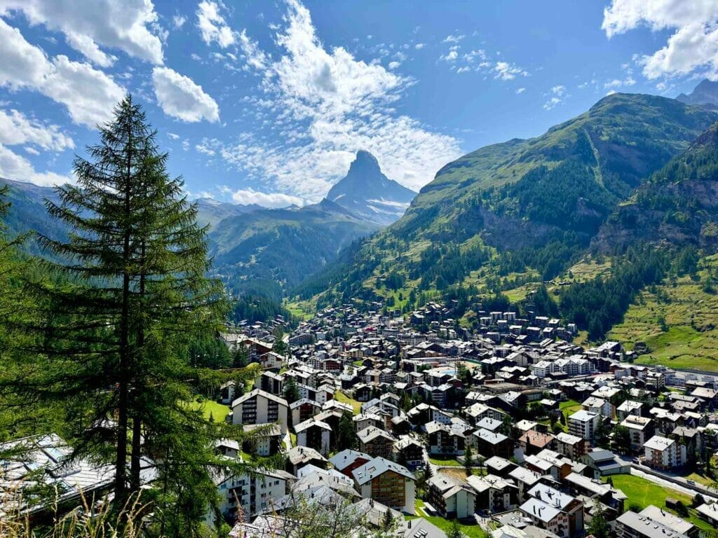 Summertime in Zermatt with a few of the Matterhorn