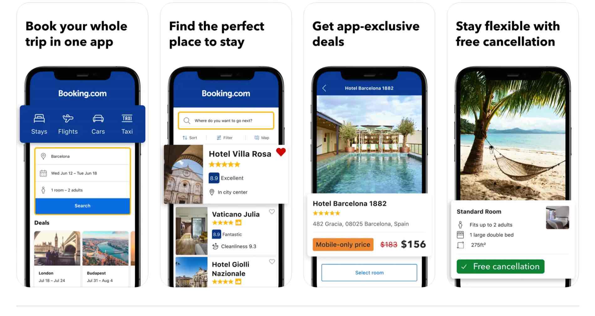 booking .com app