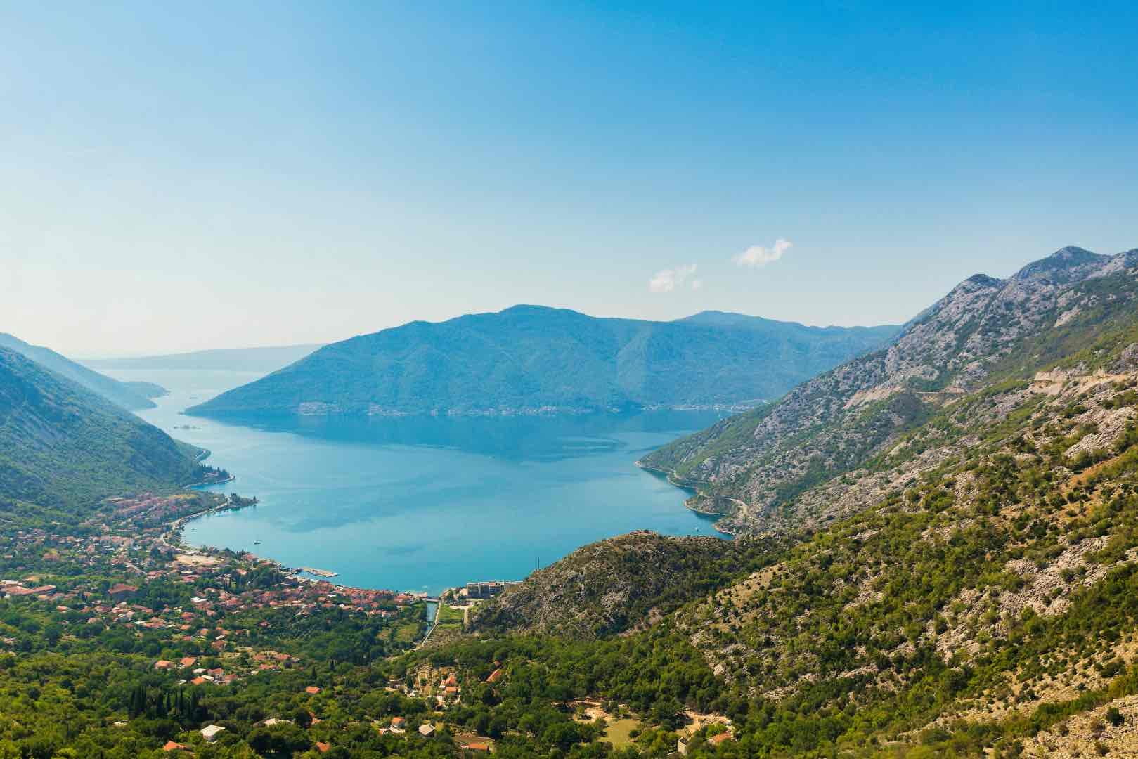 kotor beaches and view