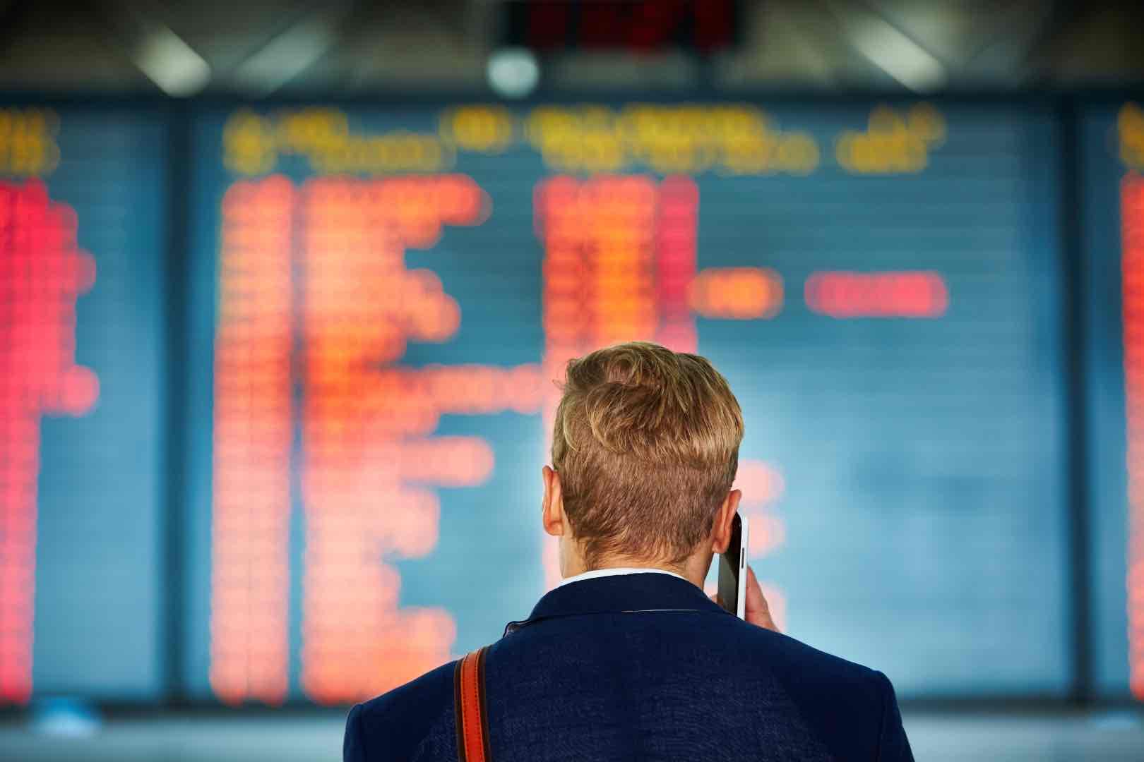 man at the airport