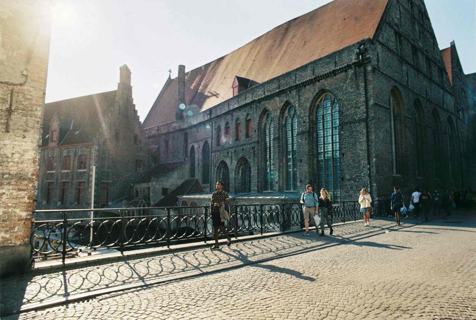 Bridge Over Bruges many Canals