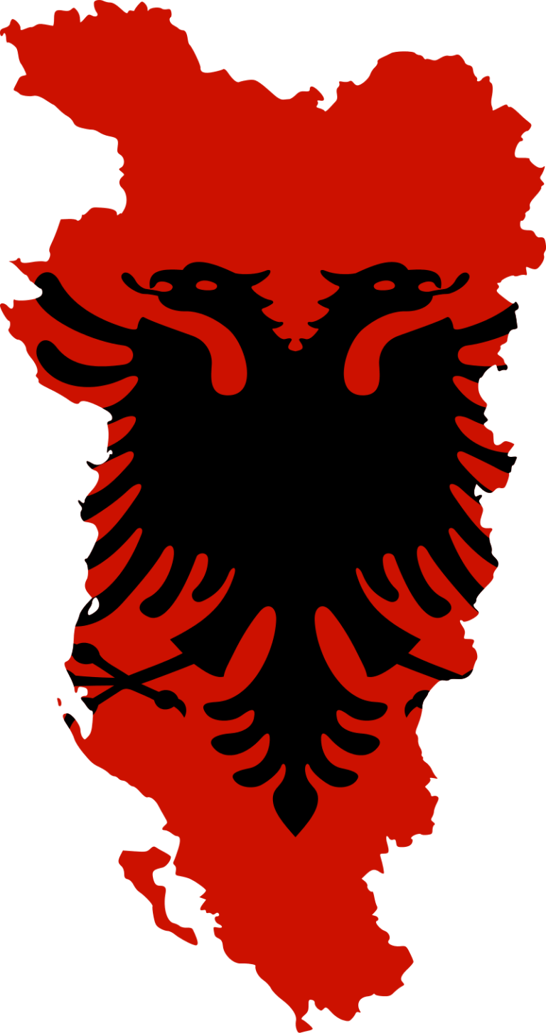 Flag map of Greater Albania.svg