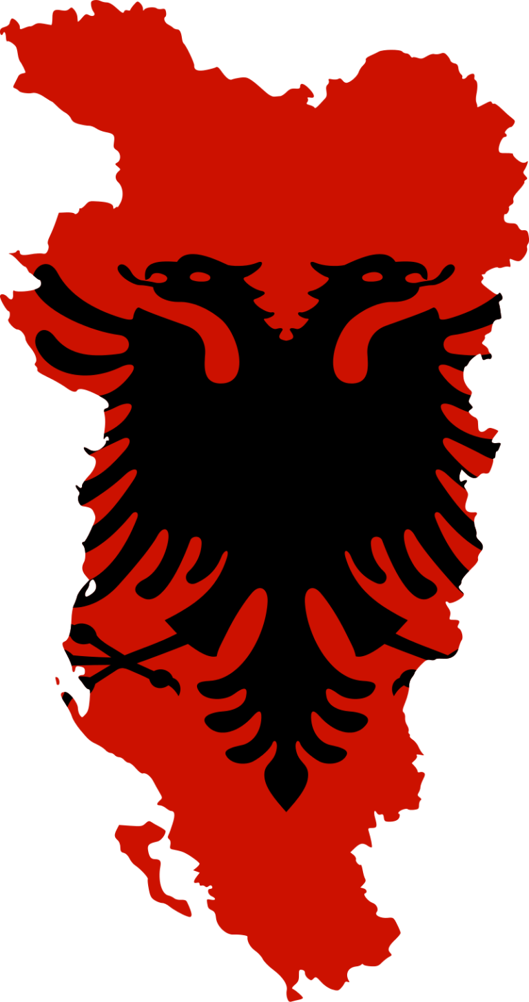 Flag map of Greater Albania.svg