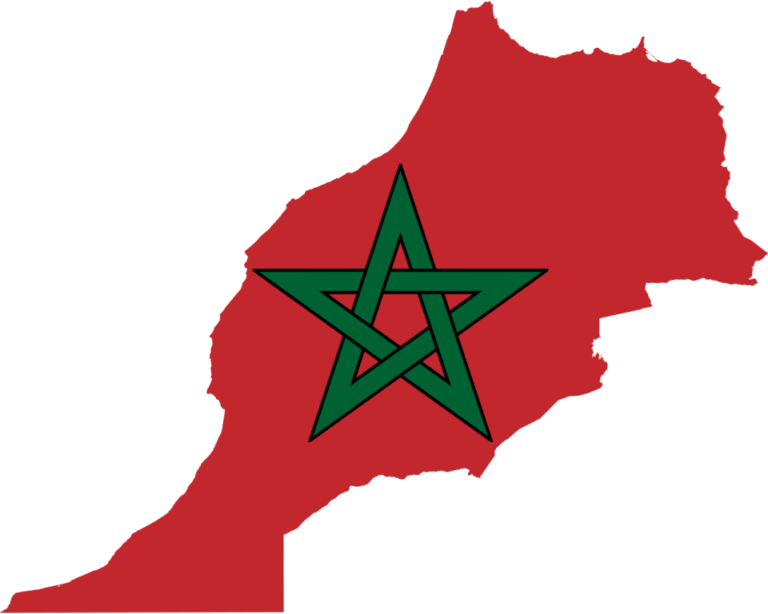 Flag map of Morocco.svg