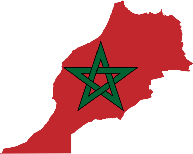 Flag map of Morocco.svg