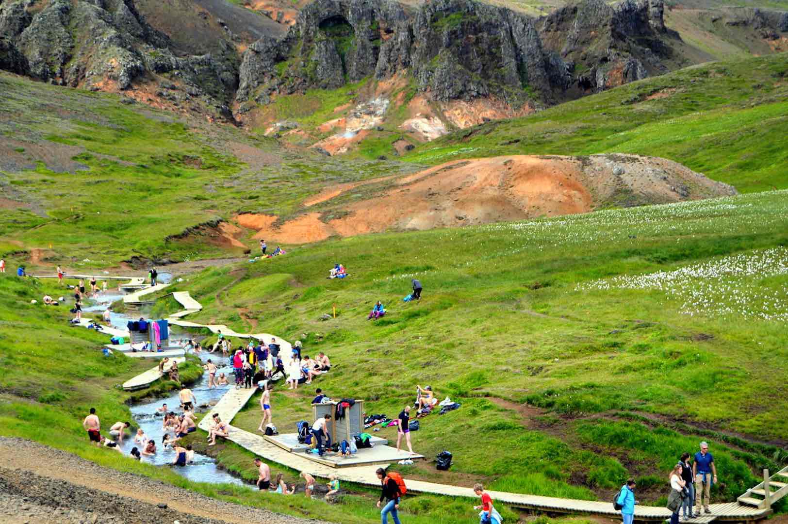 Reykjadalur Steam Valley