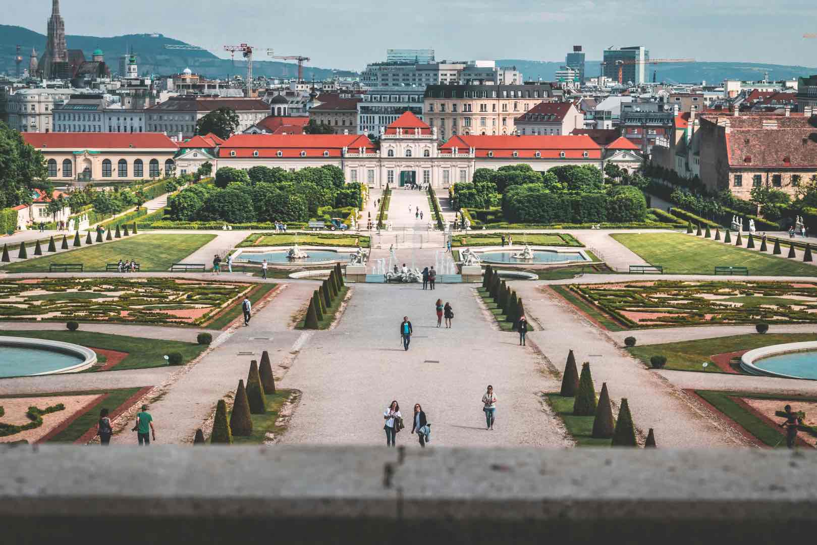 Belvedere Palace, Wien, Austria