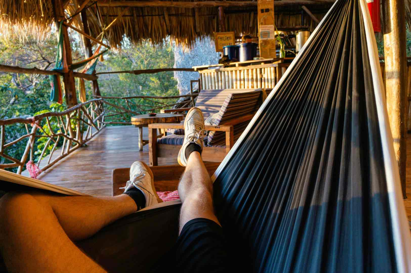 Sleeping in a Hammock