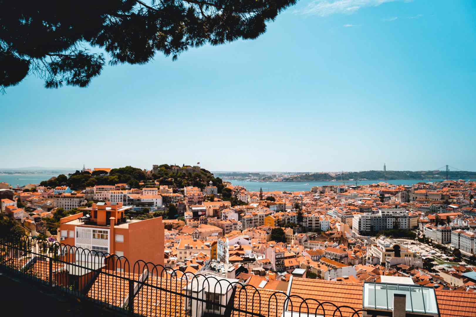 View towards Sao Jorge Castle