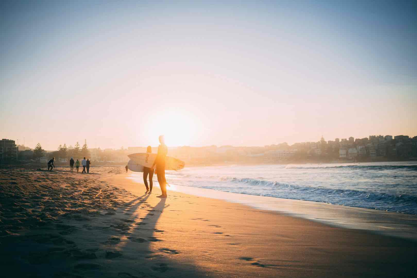 Beach in Sydney.