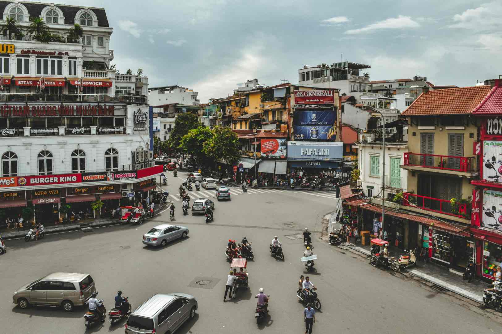 Busy Hanoi Junction