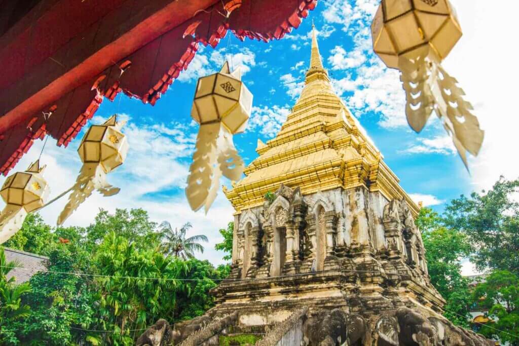 Chiang Mai, Temple view