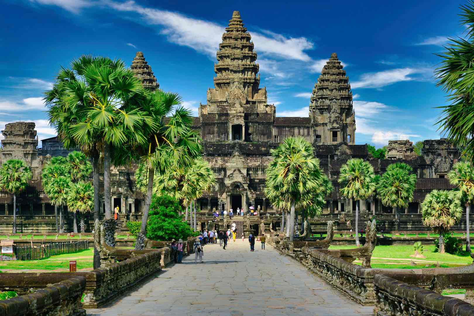 Gorgeous close-up of Angkor Wat