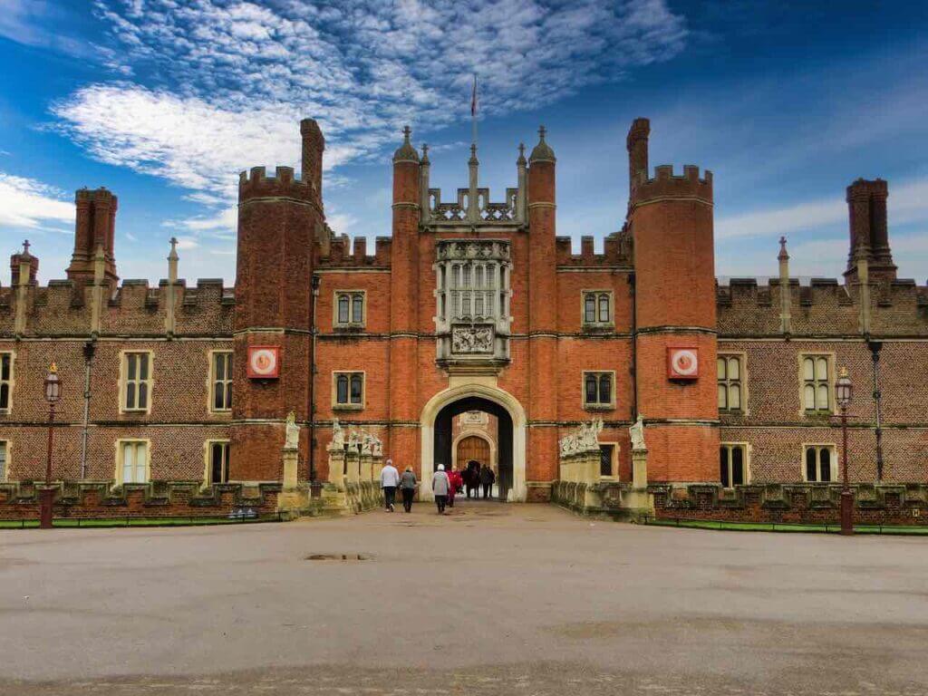 Hampton Court Palace.