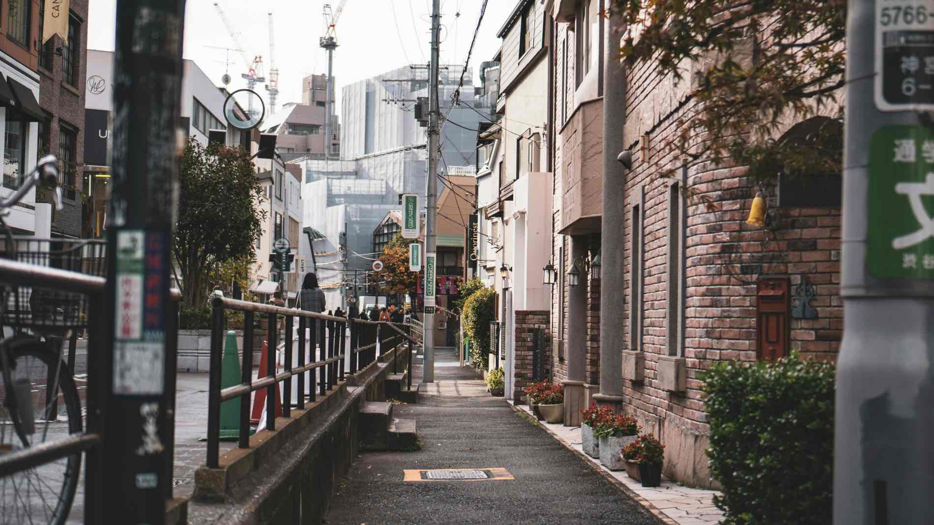 Typical street in Tokyo