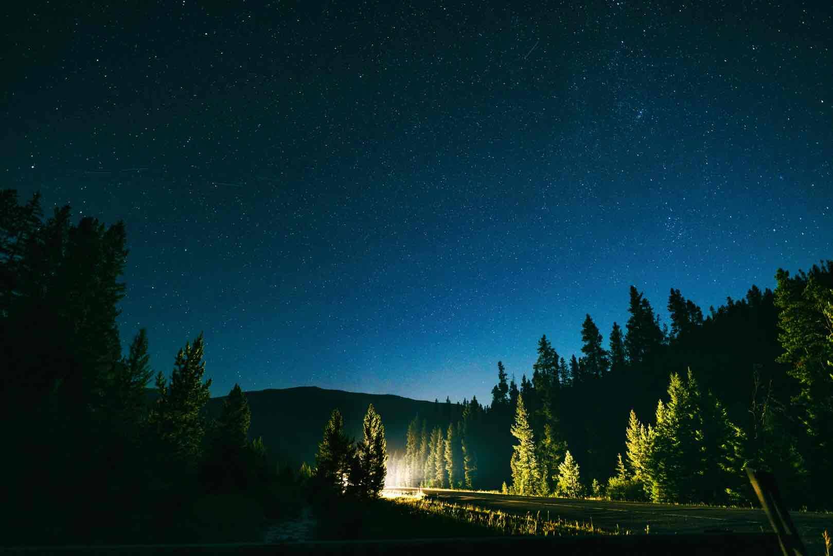 Yellowstone Night Sky