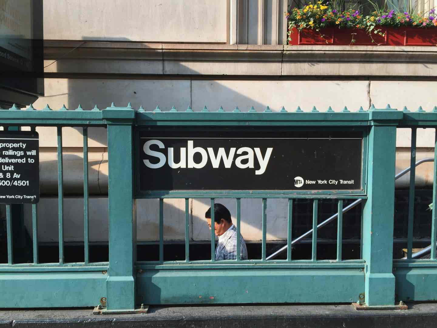 subway station in New York