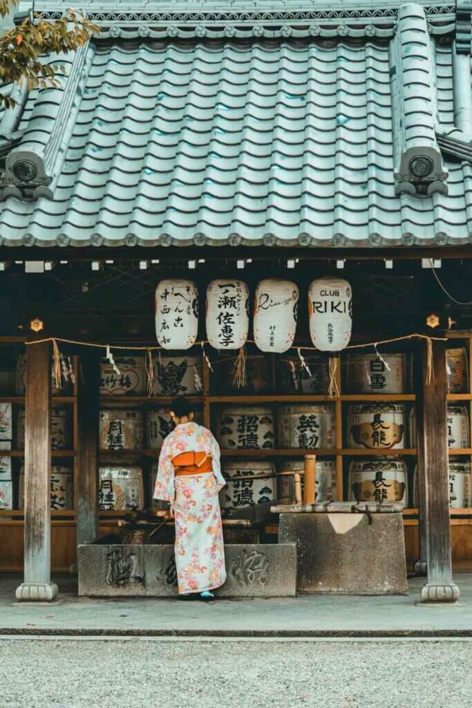 woman in Japan