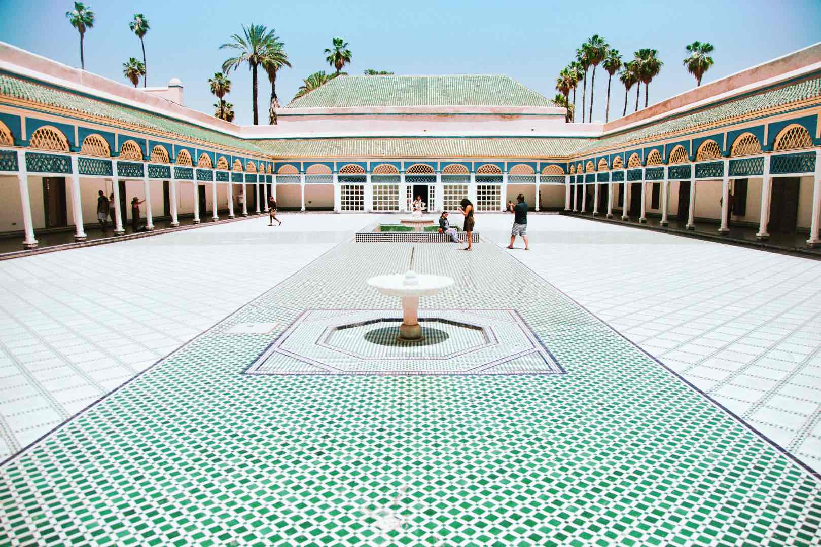 Palais de la Bahia, Avenue Imam El Ghazali, Marrakesh, Morocco