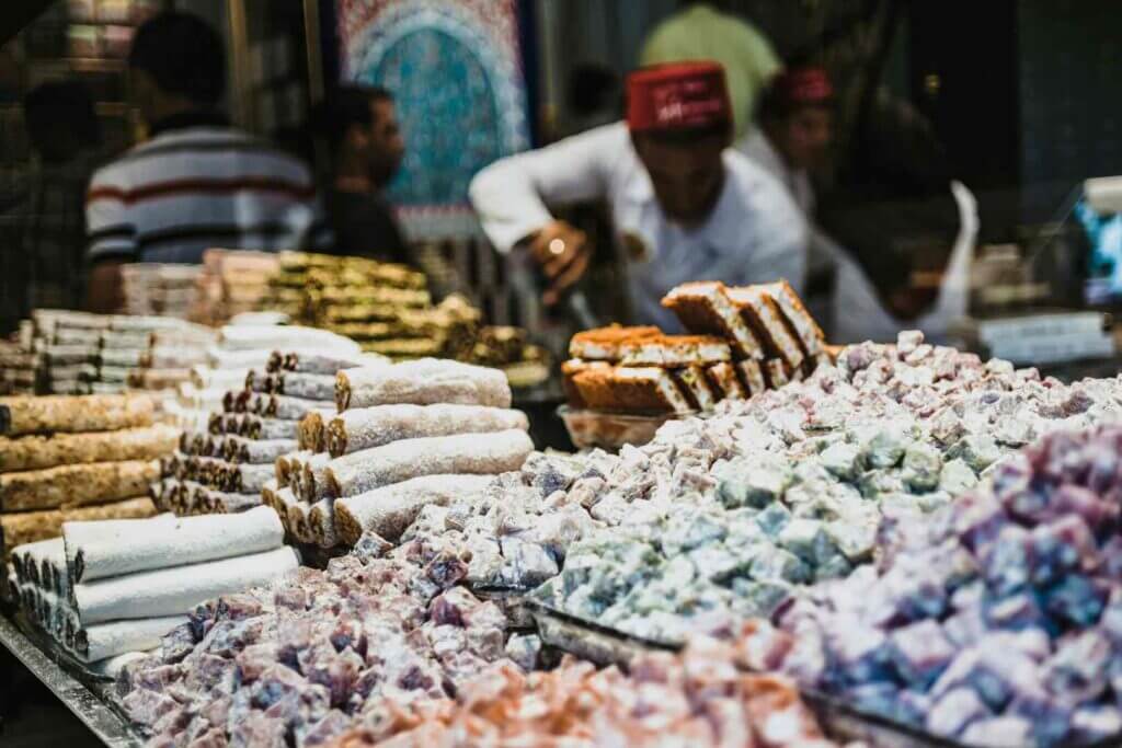 Turkish Delights at Hakkı Zade, Istanbul, Turkey