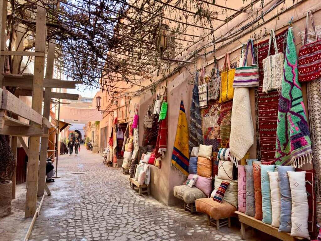 Typical street of the Medina