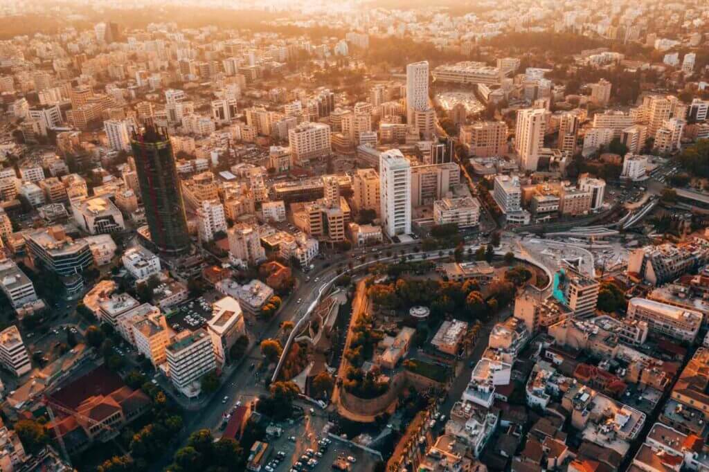 Gorgeous view over Nicosia