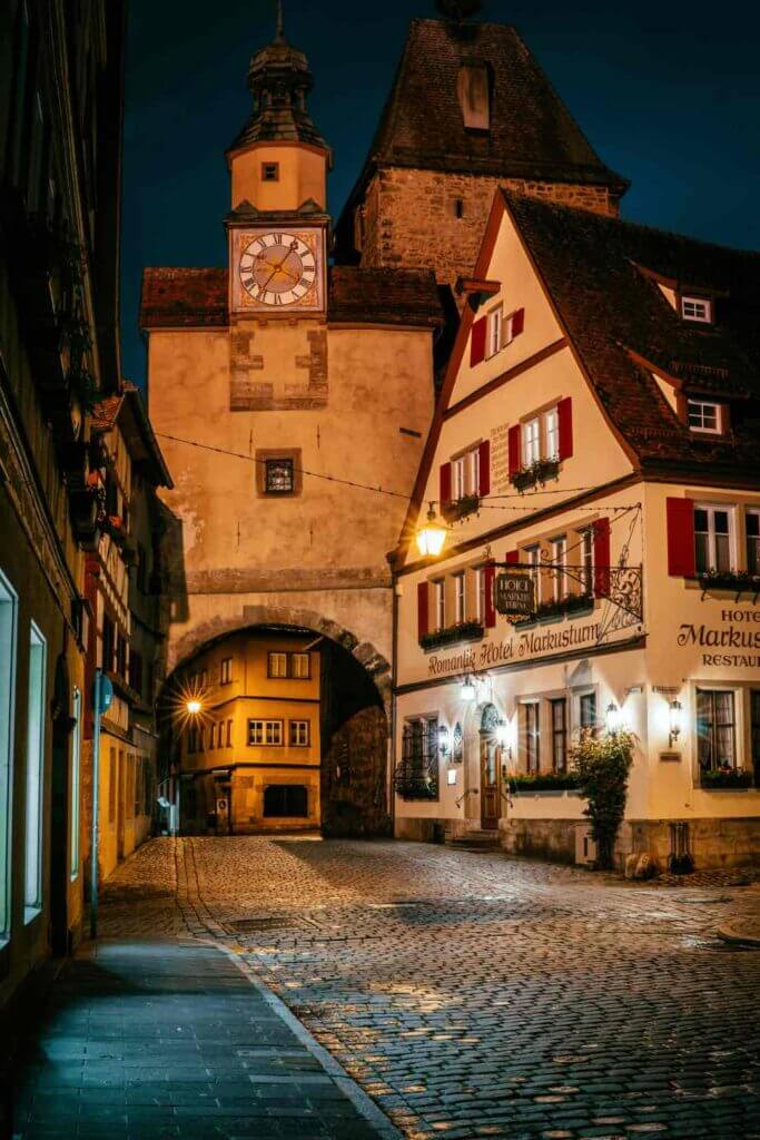 Rothenburg at night