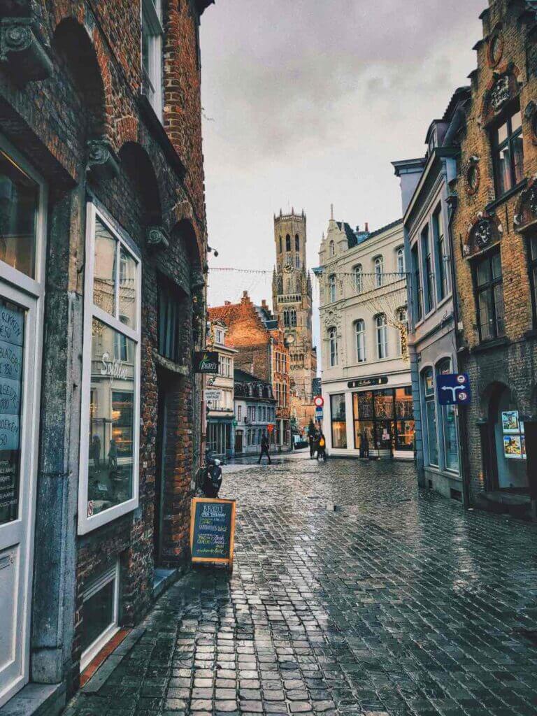 The Cobblestone Streets of Bruges