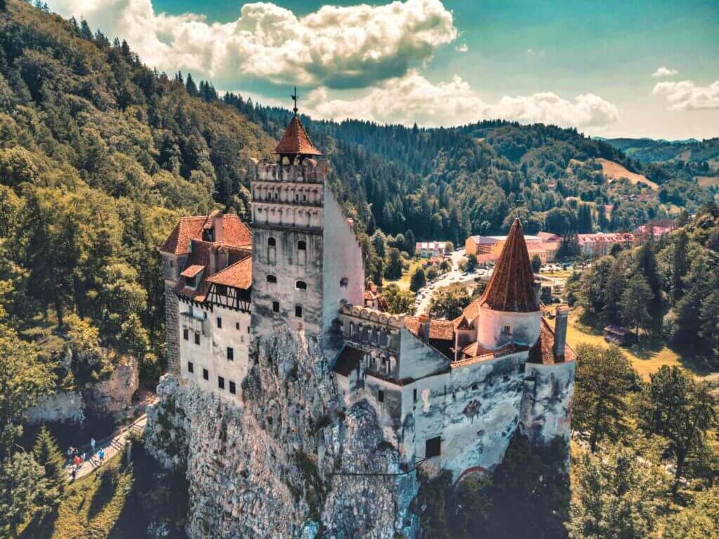 Bran Castle by drone