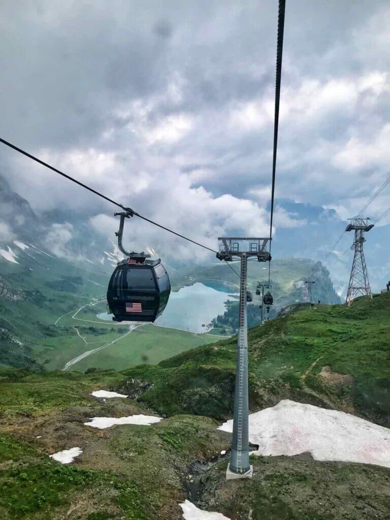 Engelberg to Stand View from Cable Car