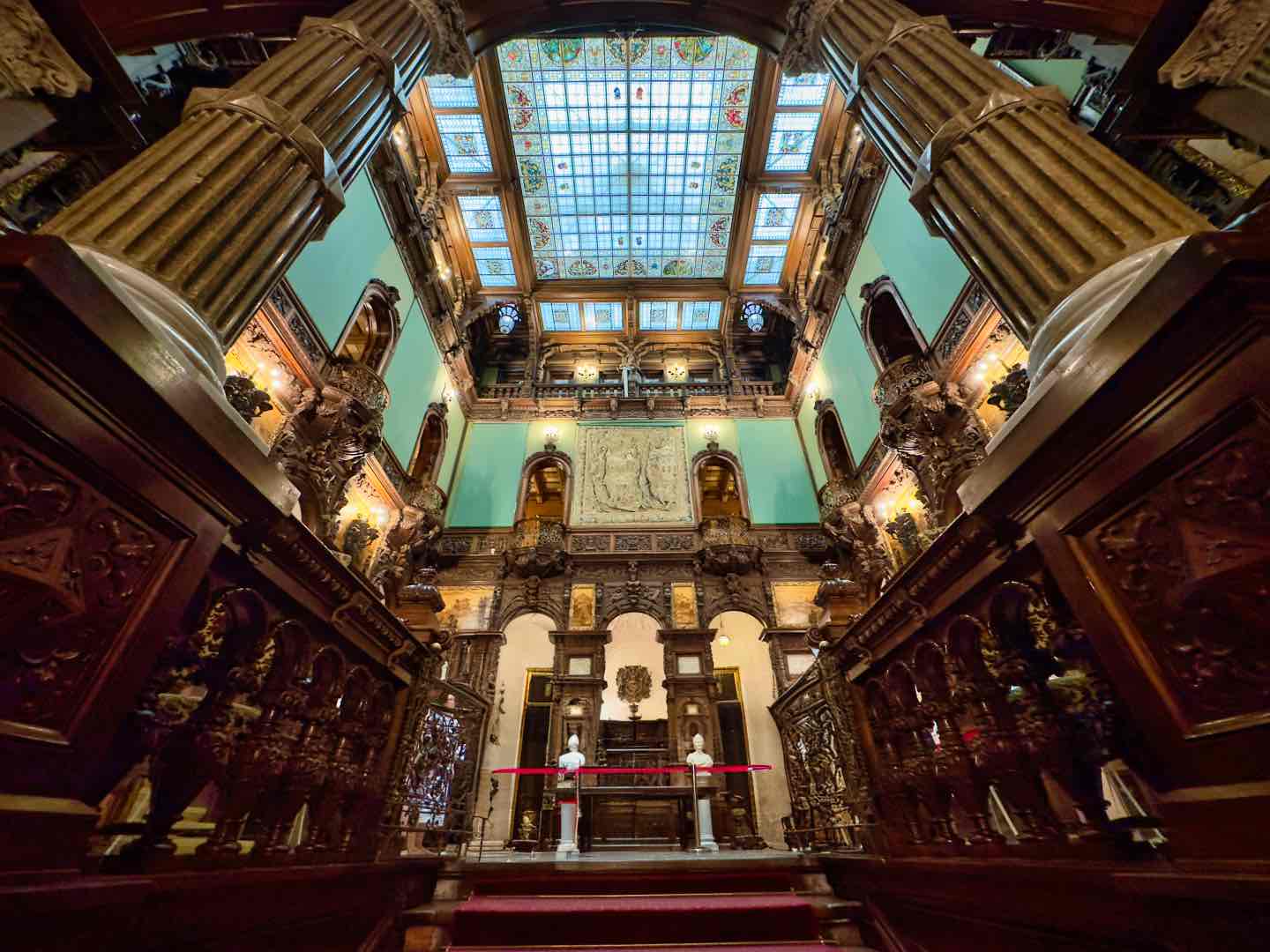 Inside Peles Castle - Entrance