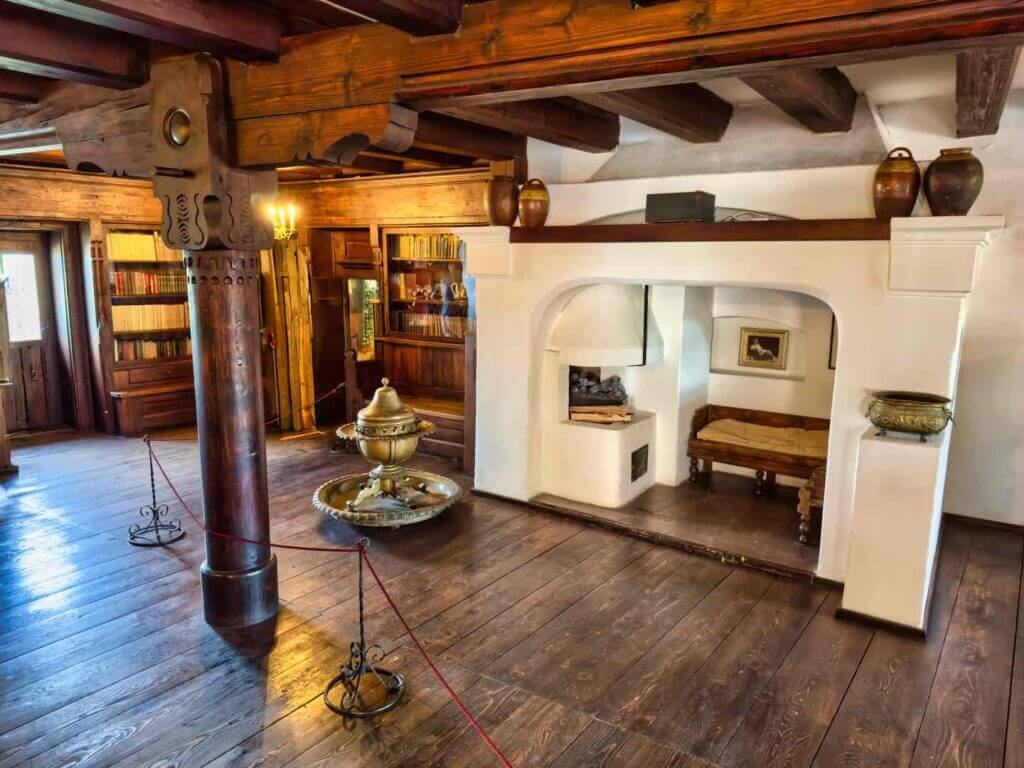 One of many rooms at Bran Castle