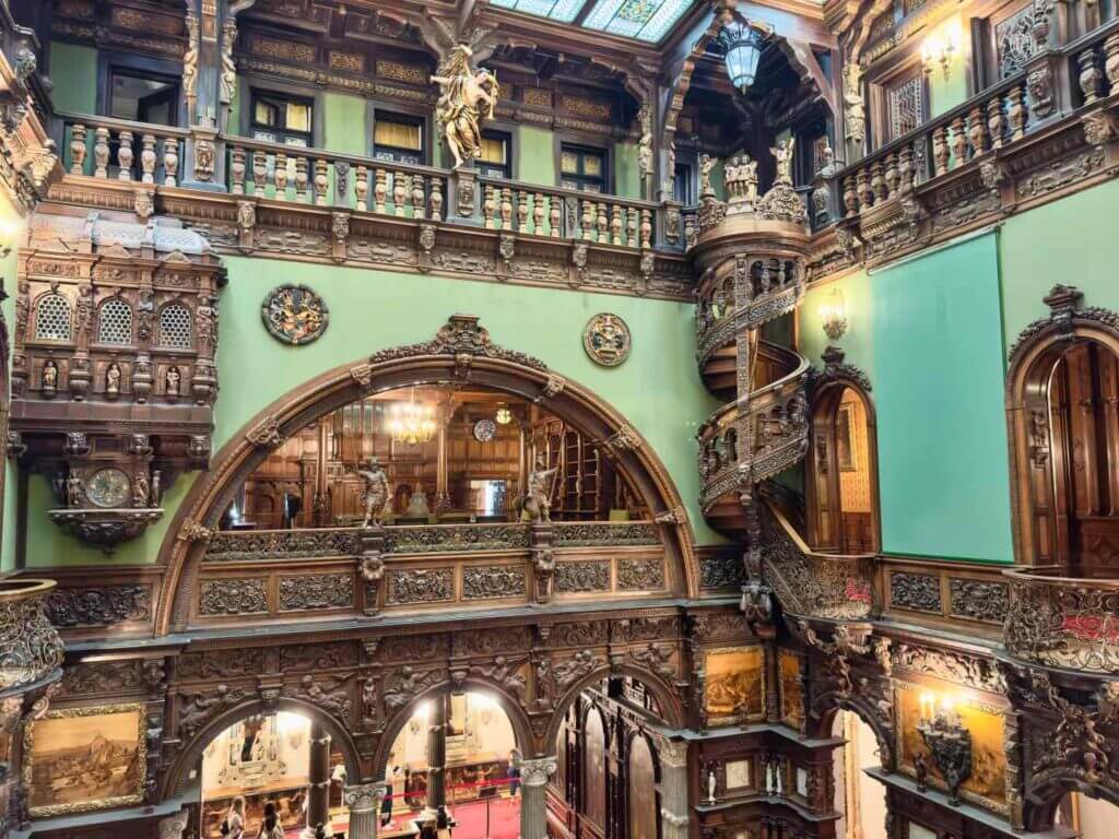 Peles Castle is incredible