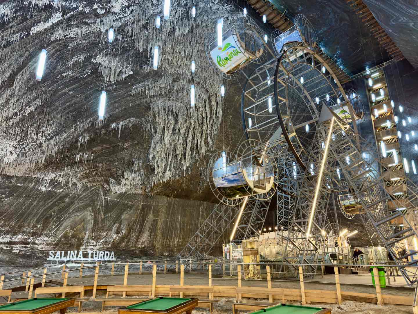 The Ferris Wheel at Salina Turda