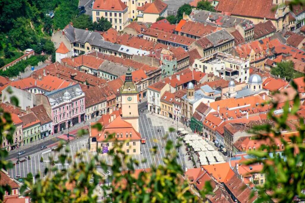 View of Brasov from Tampa Mountain