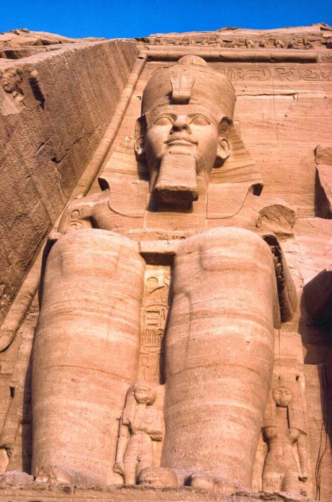 Abu Simbel - One of the giant statues!