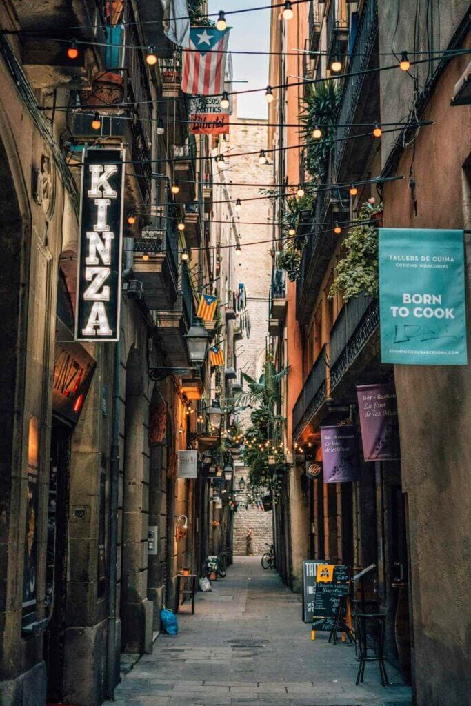 Beautiful Streets of Barcelona