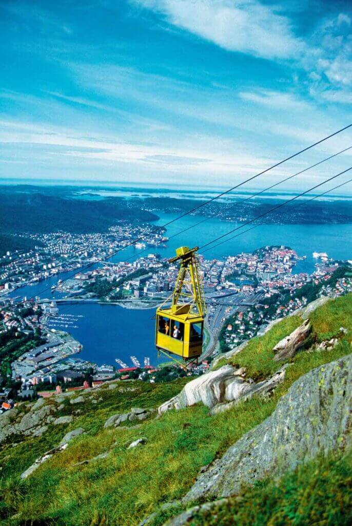 Cable car to mount Ulrich