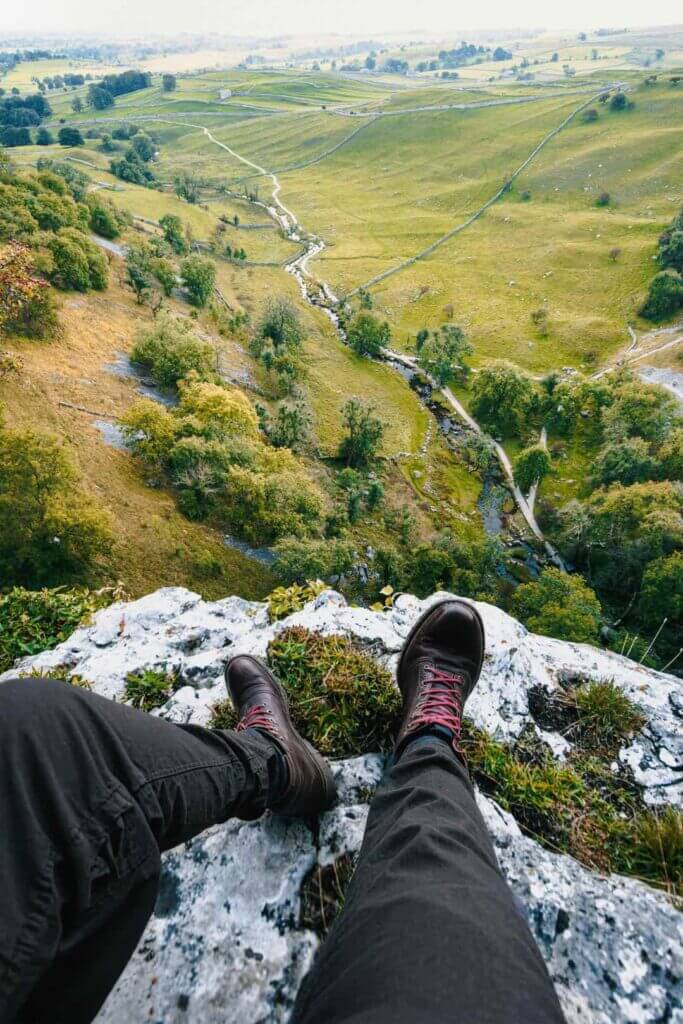 Malham Cove from above